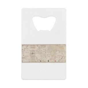 Carte du monde vintage (1900) par Diogo Ribeiro