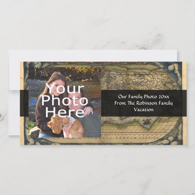 Carte du monde vintage Atlas Conception historique (Devant)