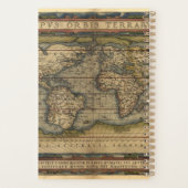 Carte du monde vintage Atlas historique (Dos)