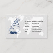 Carte du monde / Voilier (Devant)