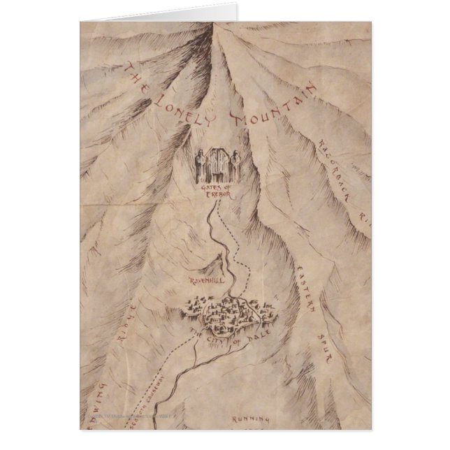 Carte du mont Lonley (Devant)
