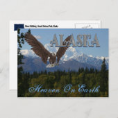 Carte du mont McKinley du parc national de l'Alask (Devant / Derrière)