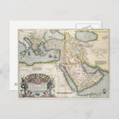 Carte du Moyen-Orient (Devant / Derrière)