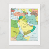 Carte du Moyen-Orient (Devant)