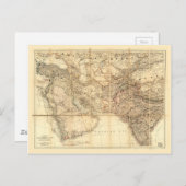 Carte du Moyen-Orient (1885) (Devant / Derrière)