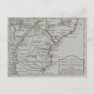 Carte du Mozambique, Afrique
