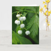 Carte du muguet (Fleur jaune)