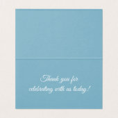 Carte du nom de la table d'hôtes - Quinceañera Min (Inside Unfolded)