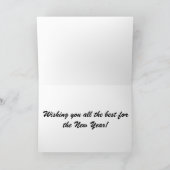 Carte du Nouvel An (Intérieur)