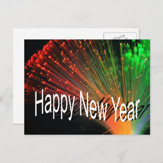 Carte du Nouvel An (Devant / Derrière)