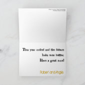 Carte du Nouvel An 2009 Angie et Robert (Intérieur)