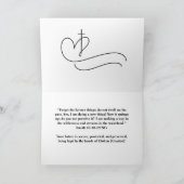 Carte du Nouvel An chrétien (Intérieur)