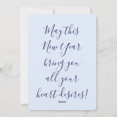 Carte du Nouvel An | Raisins de Champagne (Dos)