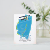 Carte du parc national de Biscayne en Floride (Debout devant)