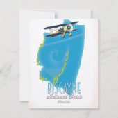 carte du parc national de Biscayne Floride (Dos)