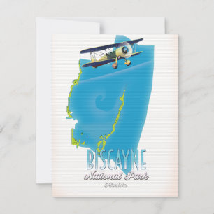 carte du parc national de Biscayne Floride
