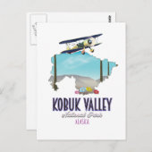Carte du parc national de Kobuk Valley Alaska (Devant / Derrière)