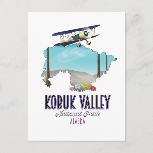 Carte du parc national de Kobuk Valley Alaska (Devant)