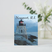 Carte du phare de Castle Hill- Newport, RI (Debout devant)