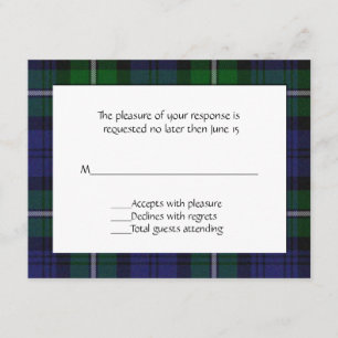 Carte du plaid RSVP de Forbes