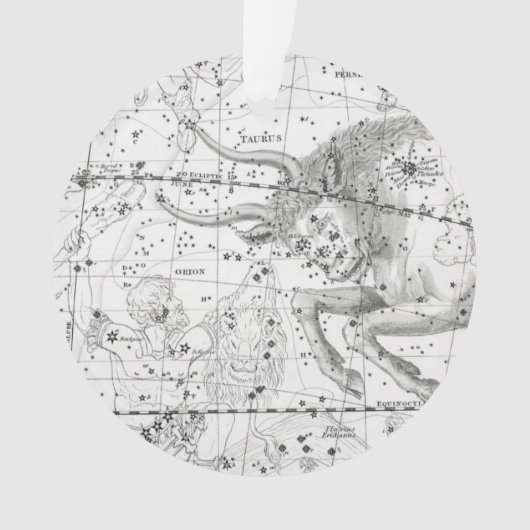 Carte du plat XIV de constellations (devant)