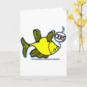 Carte Du Poisson ! (Fleur jaune)