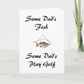 Carte Du poisson de papa, du golf de papa (Devant)