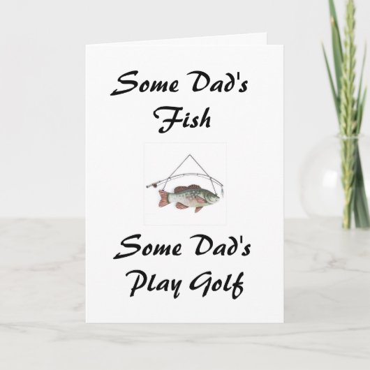 Carte Du poisson de papa, du golf de papa (Devant)