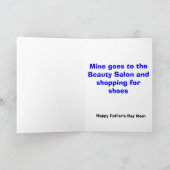 Carte Du poisson de papa, du golf de papa (Intérieur)