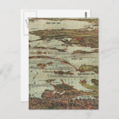 Carte du port de Boston Birdseye (Devant / Derrière)