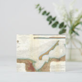 Carte du port de Nantucket vintage (Debout devant)