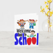 Carte du premier jour de l'école de première année (Fleur jaune)