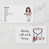 Carte du profil de l'infirmière (Devant / Derrière)