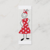 Carte du profil de petite fille (Dos)