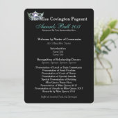 Carte du programme de bal Miss America Turquoise C (Debout devant)