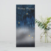 Carte du programme de mariage Bayou Bliss (Debout devant)