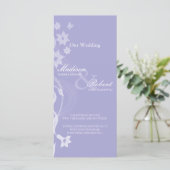 Carte du programme de mariage de la succursale de  (Debout devant)