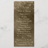 Carte du programme de mariage des lanternes ivoiri (Dos)