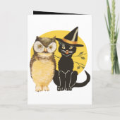 Carte du programme de mariage pour les chats et le (Dos)