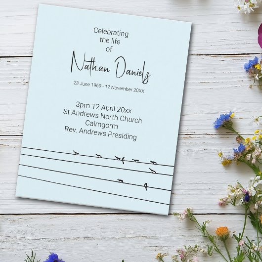 Carte du programme Fête de la vie des oiseaux sur 