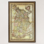 Carte du Puzzle des États-Unis d'Amérique (Vertical)