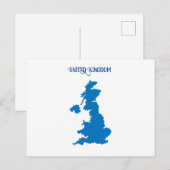 Carte du Royaume-Uni (Devant / Derrière)