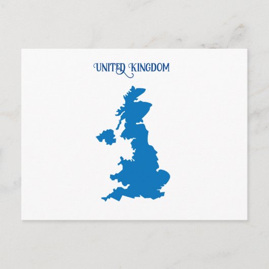 Carte du Royaume-Uni (Devant)