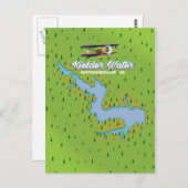 Carte du Royaume-Uni Kielder Water Northumberland (Devant / Derrière)