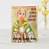 Carte du Seigneur Jésus Christ (Fleur jaune)