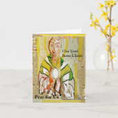 Carte du Seigneur Jésus Christ (Fleur jaune)