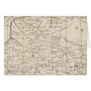 Carte du siège de la guerre en France 2