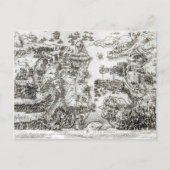 Carte du siège de Malte en 1565 (Devant)