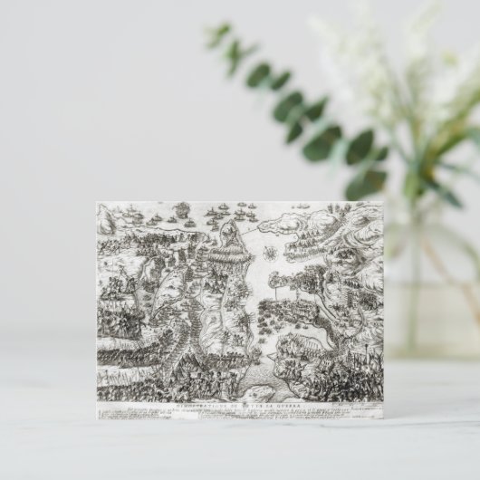 Carte du siège de Malte en 1565 (Debout devant)