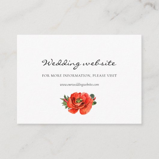 Carte du site du mariage d'aquarelle de pavoies ro (Devant)